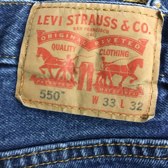 Lot 2 Levi’s 550 Mens Jeans 33/30 - Picture 5 of 7